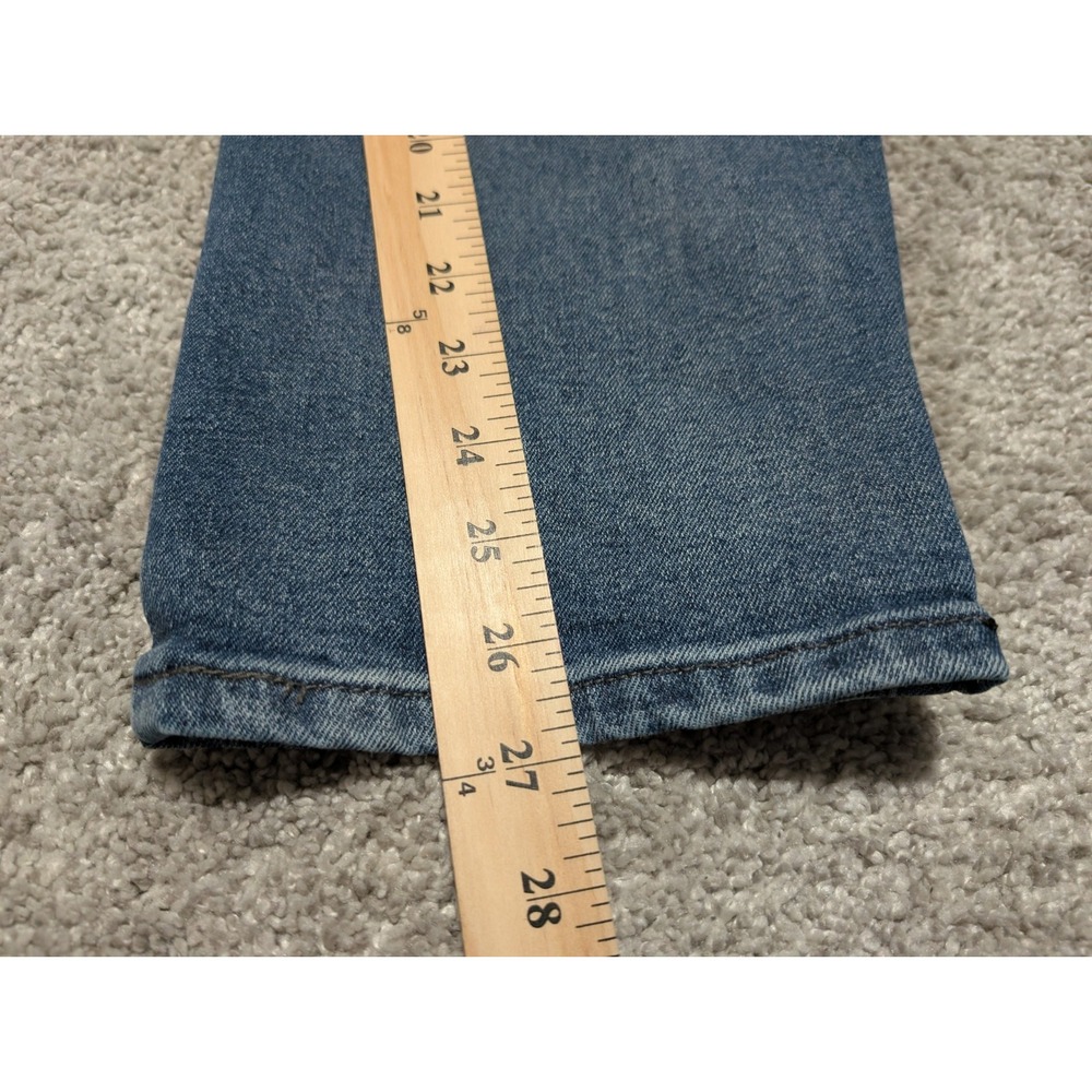 KanCan High Rise Cargo Jeans Womens Size 11/29, Patch Work Denim Baggy - Picture 10 of 10